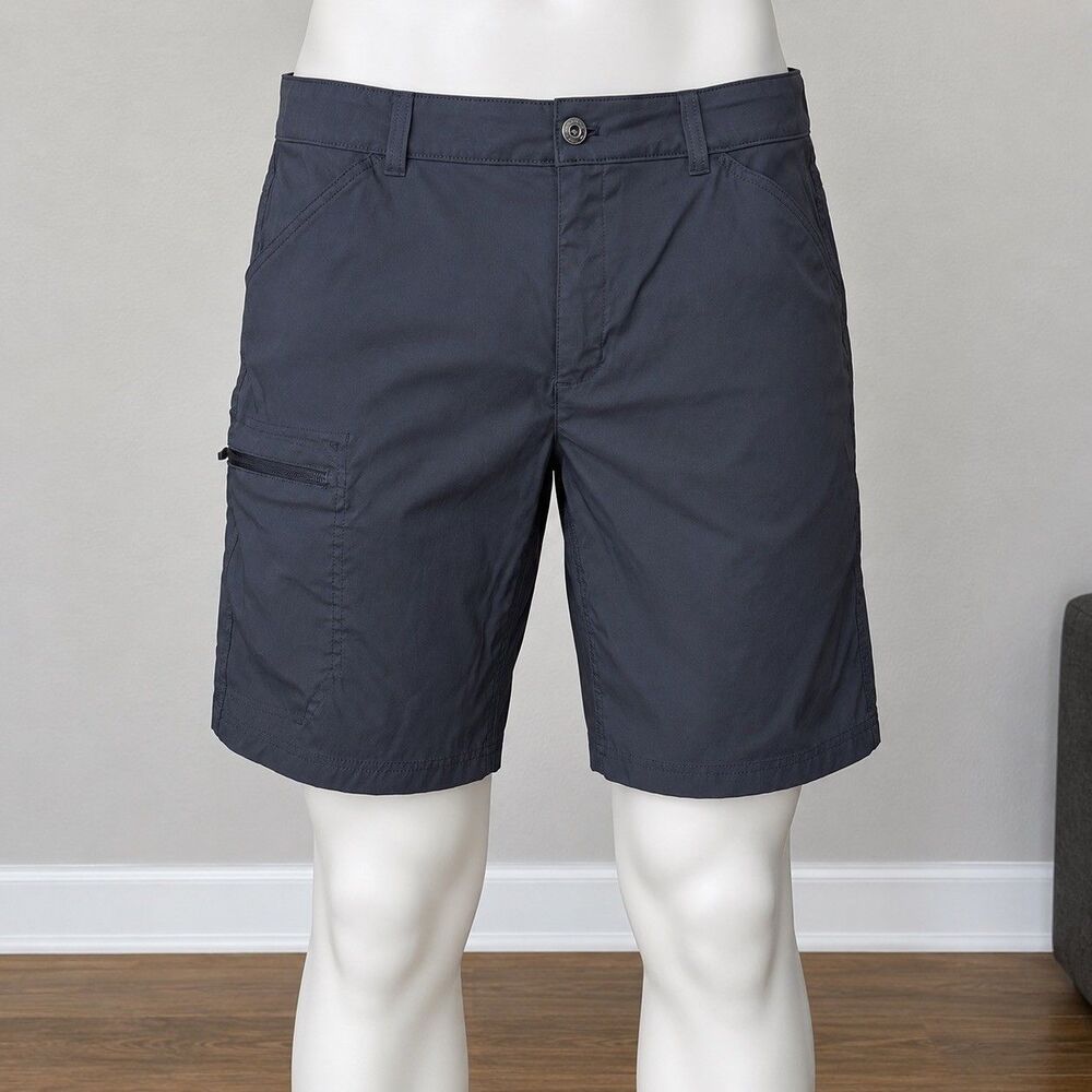 Eddie Bauer Rainier Tech Shorts Mens 38 Hiking Stretch Nylon Gorpcore Outdoor